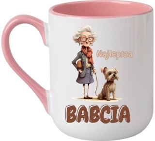 KUBEK Z NADRUKIEM PREZENT DZIEŃ BABCI URODZINY BABCIA IMIENINY ŚWIĘTA