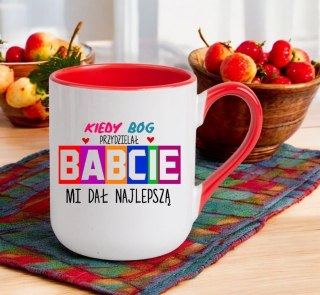 KUBEK Z NADRUKIEM PREZENT DZIEŃ BABCI URODZINY BABCIA IMIENINY