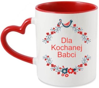KUBEK Z NADRUKIEM PREZENT DLA BABCI NA DZIEŃ BABCI URODZINY