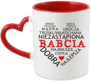 KUBEK Z NADRUKIEM PREZENT DLA BABCI NA DZIEŃ BABCI URODZINY
