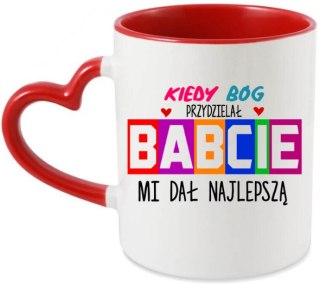 KUBEK Z NADRUKIEM PREZENT DLA BABCI NA DZIEŃ BABCI URODZINY