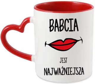 KUBEK Z NADRUKIEM PREZENT DLA BABCI NA DZIEŃ BABCI URODZINY
