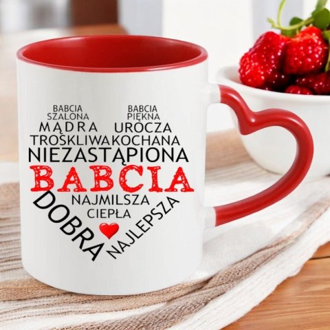 KUBEK Z NADRUKIEM PREZENT DLA BABCI NA DZIEŃ BABCI URODZINY KUBEK Z NADRUKIEM PREZENT DLA BABCI NA DZIEŃ BABCI URODZINY