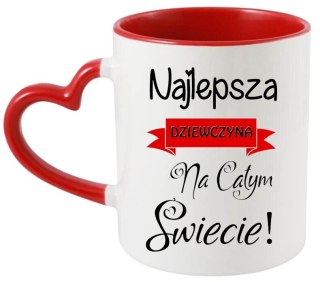 KUBEK Z NADRUKIEM PREZENT DLA KOLEŻANKI DZIEWCZYNY KOBIETY ŻONY WALENTYNKI
