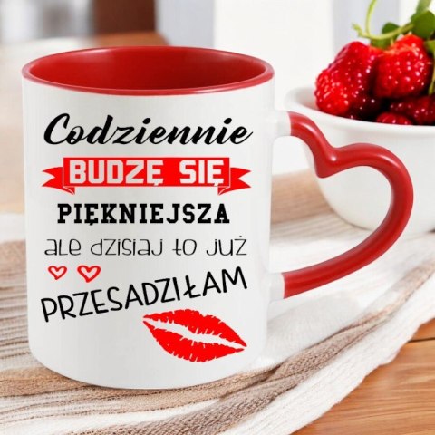 KUBEK Z NADRUKIEM PREZENT DLA KOLEŻANKI DZIEWCZYNY ŻONY MAMY DZIEŃ KOBIET