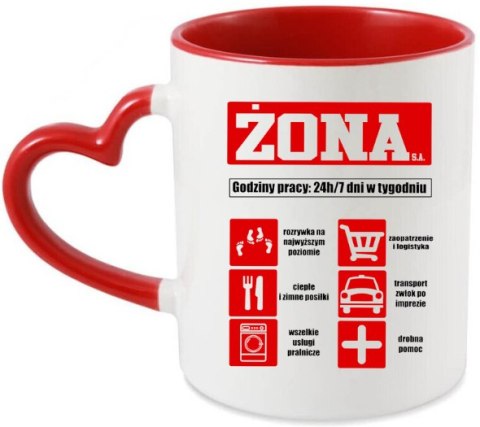 KUBEK Z NADRUKIEM PREZENT DLA ŻONY MAMY DZIEŃ KOBIET URODZINY KUBEK Z NADRUKIEM PREZENT DLA ŻONY MAMY DZIEŃ KOBIET URODZINY
