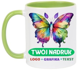 KUBEK Z WŁASNYM NADRUKIEM TWOJE ZDJĘCIE GRAFIKA TEKST LOGO PREZENT KREATOR#