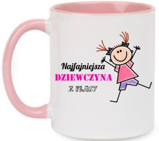 Kubek z nadrukiem prezent dla KOLEŻANKI z klasy z imieniem dziewczynki #