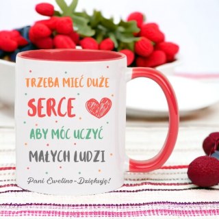 KUBEK Z IMIENIEM PREZENT NA DZIEŃ NAUCZYCIELA WYCHOWAWCY PRZEDSZKOLANKI #