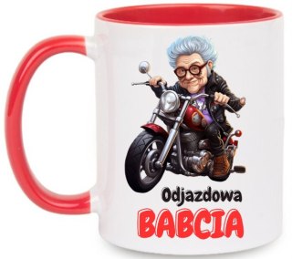 KUBEK Z NADRUKIEM ŚMIESZNY PREZENT DZIEŃ BABCI URODZINY IMIENINY BABCIA