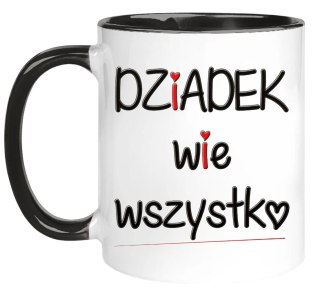 KUBEK Z NADRUKIEM ŚMIESZNY PREZENT DZIEŃ DZIADKA URODZINY IMIENINY DZIADEK