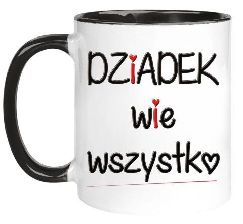 KUBEK Z NADRUKIEM ŚMIESZNY PREZENT DZIEŃ DZIADKA URODZINY IMIENINY DZIADEK