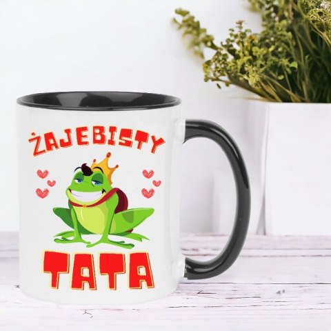 Kubek na DZIEŃ OJCA dla TATY śmieszny prezent ŻAJEBISTY TATA Kubek na DZIEŃ OJCA dla TATY śmieszny prezent ŻAJEBISTY TATA
