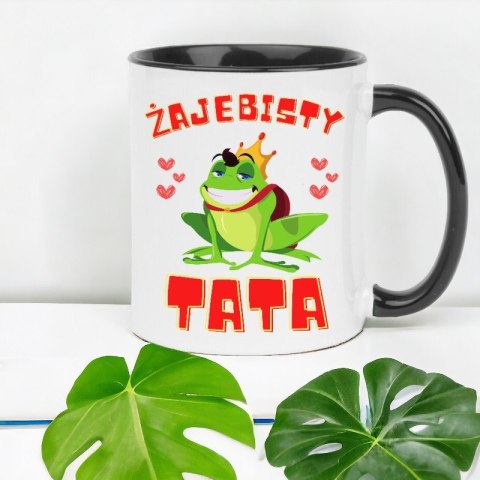 Kubek na DZIEŃ OJCA dla TATY śmieszny prezent ŻAJEBISTY TATA Kubek na DZIEŃ OJCA dla TATY śmieszny prezent ŻAJEBISTY TATA