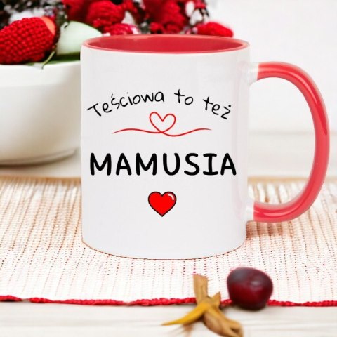 Kubek z nadrukiem prezent na DZIEŃ MATKI dla MAMY TEŚCIOWEJ Kubek z nadrukiem prezent na DZIEŃ MATKI dla MAMY TEŚCIOWEJ