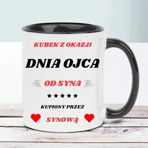 Kubek z nadrukiem prezent na DZIEŃ OJCA dla TATY TATA Kubek z nadrukiem prezent na DZIEŃ OJCA dla TATY TATA