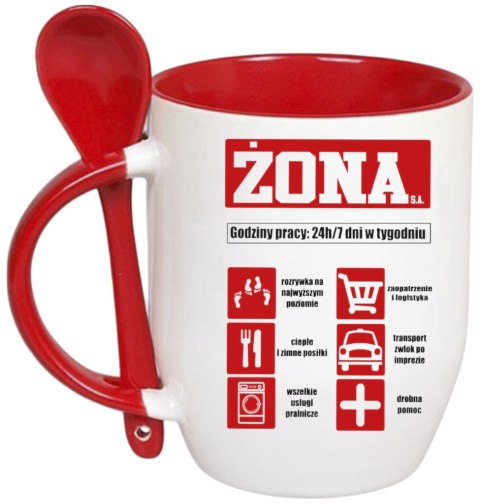 KUBEK Z ŁYŻECZKĄ PREZENT DZIEŃ KOBIET DLA KOLEŻANKI DZIEWCZYNY MAMY WZORY KUBEK Z ŁYŻECZKĄ PREZENT DZIEŃ KOBIET DLA KOLEŻANKI DZIEWCZYNY MAMY WZORY