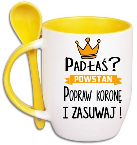 KUBEK Z ŁYŻECZKĄ PREZENT DZIEŃ KOBIET DLA KOLEŻANKI DZIEWCZYNY MAMY WZORY KUBEK Z ŁYŻECZKĄ PREZENT DZIEŃ KOBIET DLA KOLEŻANKI DZIEWCZYNY MAMY WZORY