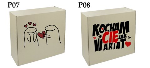 PUDEŁKO OZDOBNE Z ŻYCZENIAMI NADRUK KARTON NA PODUSZKĘ 40x34x10 RÓŻNE WZORY PUDEŁKO OZDOBNE Z ŻYCZENIAMI NADRUK KARTON NA PODUSZKĘ 40x34x10 RÓŻNE WZORY