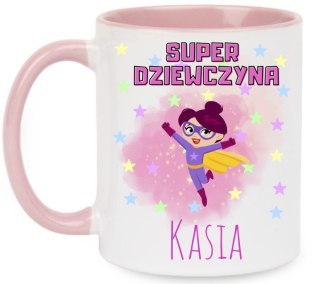 KUBEK PREZENT DLA DZIEWCZYNY KOLEŻANKI Z IMIENIEM URODZINY DZIEŃ KOBIET #