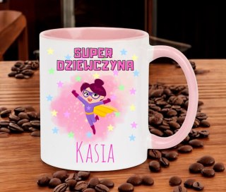 KUBEK PREZENT DLA DZIEWCZYNY KOLEŻANKI Z IMIENIEM URODZINY DZIEŃ KOBIET #
