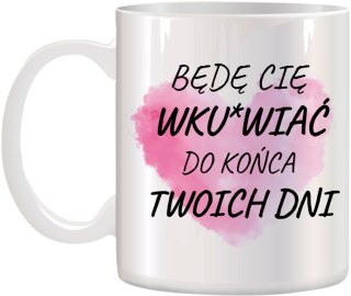 KUBEK PREZENT DLA DZIEWCZYNY ŻONY MĘŻA CHŁOPAKA NA WALENTYNKI URODZINY