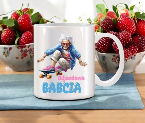 KUBEK Z NADRUKIEM ŚMIESZNY PREZENT DZIEŃ BABCI URODZINY IMIENINY BABCIA KUBEK Z NADRUKIEM ŚMIESZNY PREZENT DZIEŃ BABCI URODZINY IMIENINY BABCIA