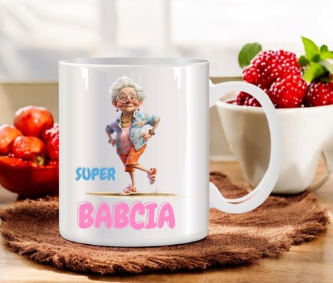 KUBEK Z NADRUKIEM ŚMIESZNY PREZENT DZIEŃ BABCI URODZINY IMIENINY BABCIA KUBEK Z NADRUKIEM ŚMIESZNY PREZENT DZIEŃ BABCI URODZINY IMIENINY BABCIA