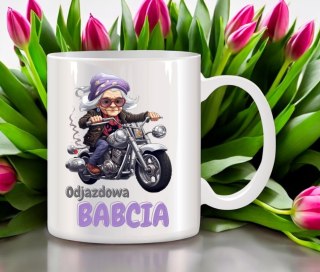 KUBEK Z NADRUKIEM ŚMIESZNY PREZENT DZIEŃ BABCI URODZINY IMIENINY BABCIA