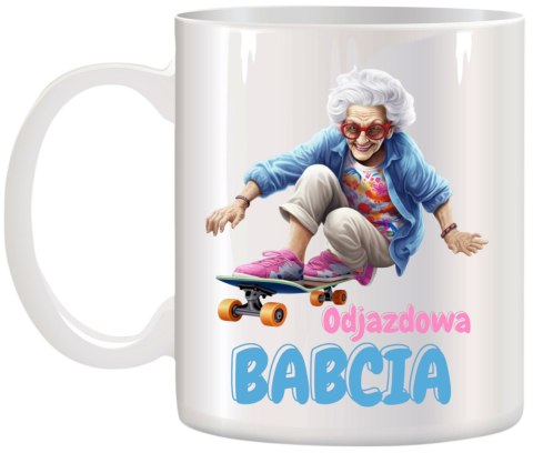 KUBEK Z NADRUKIEM ŚMIESZNY PREZENT DZIEŃ BABCI URODZINY IMIENINY BABCIA KUBEK Z NADRUKIEM ŚMIESZNY PREZENT DZIEŃ BABCI URODZINY IMIENINY BABCIA