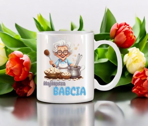 KUBEK Z NADRUKIEM ŚMIESZNY PREZENT DZIEŃ BABCI URODZINY IMIENINY BABCIA KUBEK Z NADRUKIEM ŚMIESZNY PREZENT DZIEŃ BABCI URODZINY IMIENINY BABCIA