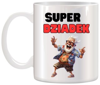 KUBEK Z NADRUKIEM ŚMIESZNY PREZENT DZIEŃ DZIADKA URODZINY IMIENINY DZIADEK