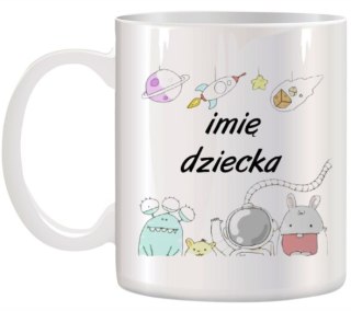 KUBEK Z NADRUKIEM PREZENT DLA CHŁOPCA DZIEWCZYNKI DZIECKA URODZINY WZORY #