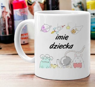 KUBEK Z NADRUKIEM PREZENT DLA CHŁOPCA DZIEWCZYNKI DZIECKA URODZINY WZORY #