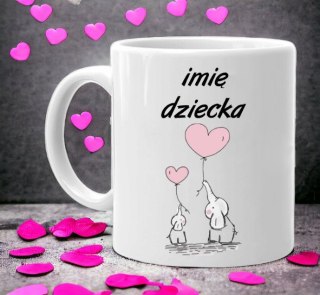 KUBEK Z NADRUKIEM PREZENT DLA CHŁOPCA DZIEWCZYNKI DZIECKA URODZINY WZORY #