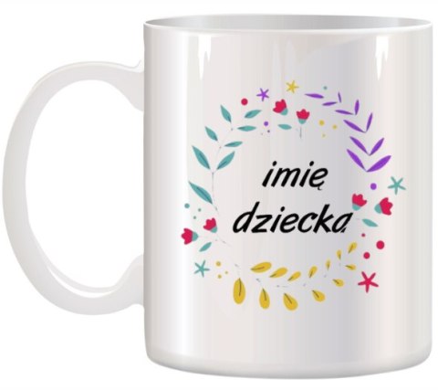 KUBEK Z NADRUKIEM PREZENT DLA CHŁOPCA DZIEWCZYNKI DZIECKA URODZINY WZORY #