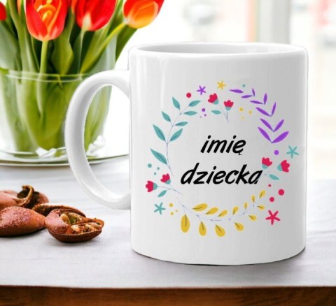 KUBEK Z NADRUKIEM PREZENT DLA CHŁOPCA DZIEWCZYNKI DZIECKA URODZINY WZORY #