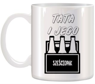 KUBEK Z NADRUKIEM ŚMIESZNY PREZENT DLA TATY URODZINY IMIENINY DZIEŃ OJCA