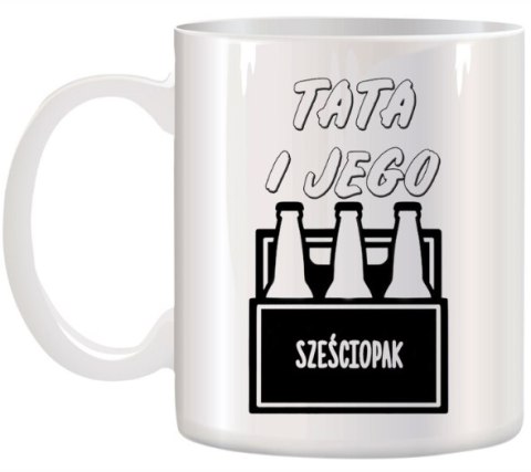 KUBEK Z NADRUKIEM ŚMIESZNY PREZENT DLA TATY URODZINY IMIENINY DZIEŃ OJCA