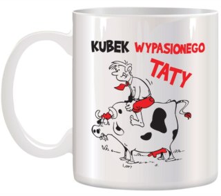 KUBEK Z NADRUKIEM ŚMIESZNY PREZENT DLA TATY URODZINY IMIENINY DZIEŃ OJCA