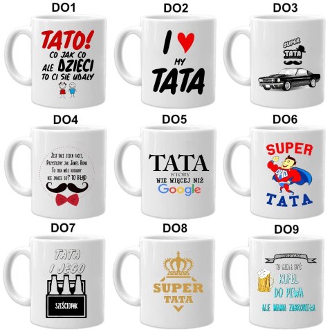 KUBEK Z NADRUKIEM ŚMIESZNY PREZENT DLA TATY URODZINY IMIENINY DZIEŃ OJCA KUBEK Z NADRUKIEM ŚMIESZNY PREZENT DLA TATY URODZINY IMIENINY DZIEŃ OJCA