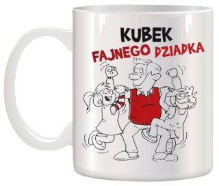KUBEK Z NADRUKIEM ŚMIESZNY PREZENT DZIEŃ DZIADKA URODZINY IMIENINY DZIADEK