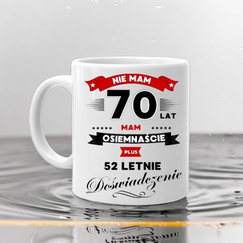 KUBEK Z NADRUKIEM ŚMIESZNY PREZENT NA 70 URODZINY ORYGINALNY UPOMINEK KUBEK Z NADRUKIEM ŚMIESZNY PREZENT NA 70 URODZINY ORYGINALNY UPOMINEK