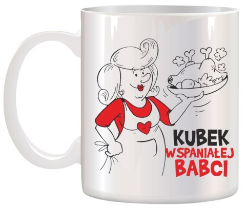 KUBEK Z NADRUKIEM ŚMIESZNY PREZENT DZIEŃ BABCI URODZINY IMIENINY BABCIA KUBEK Z NADRUKIEM ŚMIESZNY PREZENT DZIEŃ BABCI URODZINY IMIENINY BABCIA