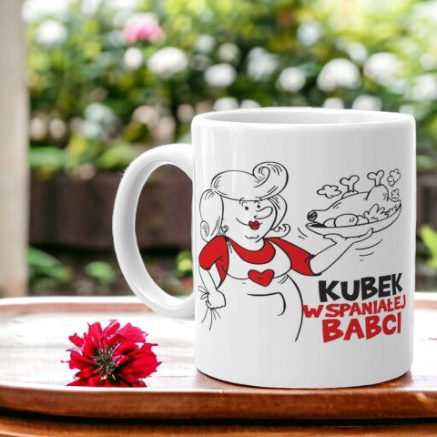 KUBEK Z NADRUKIEM ŚMIESZNY PREZENT DZIEŃ BABCI URODZINY IMIENINY BABCIA KUBEK Z NADRUKIEM ŚMIESZNY PREZENT DZIEŃ BABCI URODZINY IMIENINY BABCIA