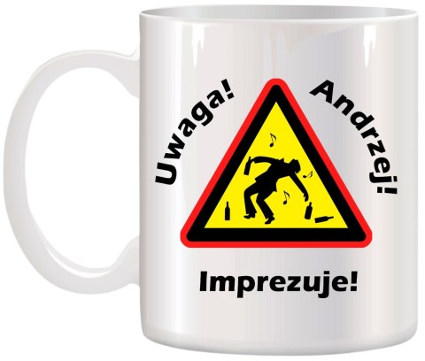 Kubek prezent na Andrzejki dla Andrzeja z nadrukiem Kubek prezent na Andrzejki dla Andrzeja z nadrukiem