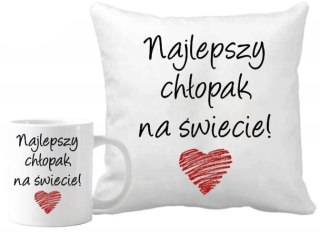 PODUSZKA I KUBEK ŚMIESZNY PREZENT DZIEŃ CHŁOPAKA KOLEGI URODZINY IMIENINY