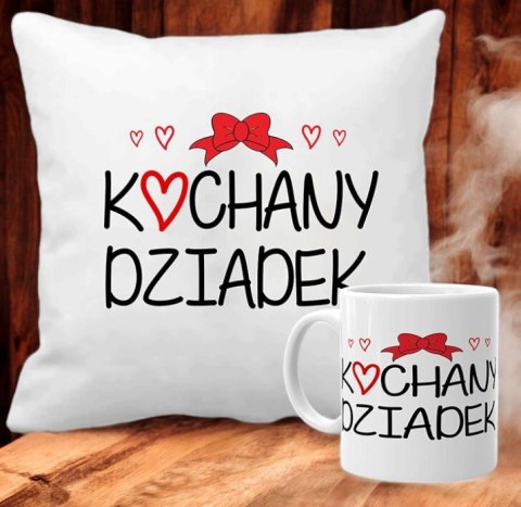 Poduszka i kubek zestaw prezent Dzień Dziadka Babci dziadek babcia wzory Poduszka i kubek zestaw prezent Dzień Dziadka Babci dziadek babcia wzory
