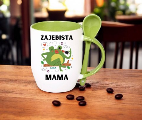 KUBEK Z ŁYŻECZKĄ PREZENT NA DZIEŃ MATKI URODZINY DLA MAMY TEŚCIOWEJ WZORY KUBEK Z ŁYŻECZKĄ PREZENT NA DZIEŃ MATKI URODZINY DLA MAMY TEŚCIOWEJ WZORY
