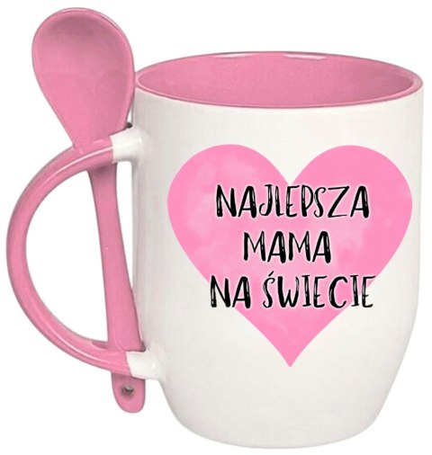 KUBEK Z ŁYŻECZKĄ PREZENT NA DZIEŃ MATKI URODZINY DLA MAMY TEŚCIOWEJ WZORY KUBEK Z ŁYŻECZKĄ PREZENT NA DZIEŃ MATKI URODZINY DLA MAMY TEŚCIOWEJ WZORY